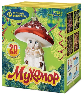 Мухомор Батарея салютов купить в Кирсанове | kirsanov.salutsklad.ru